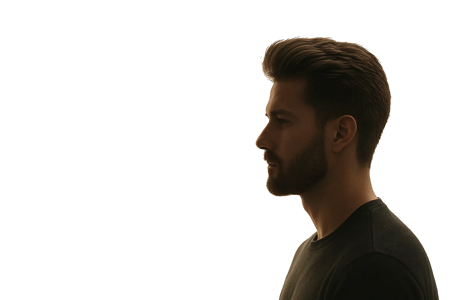 Мужчина после пересадки волос FUE